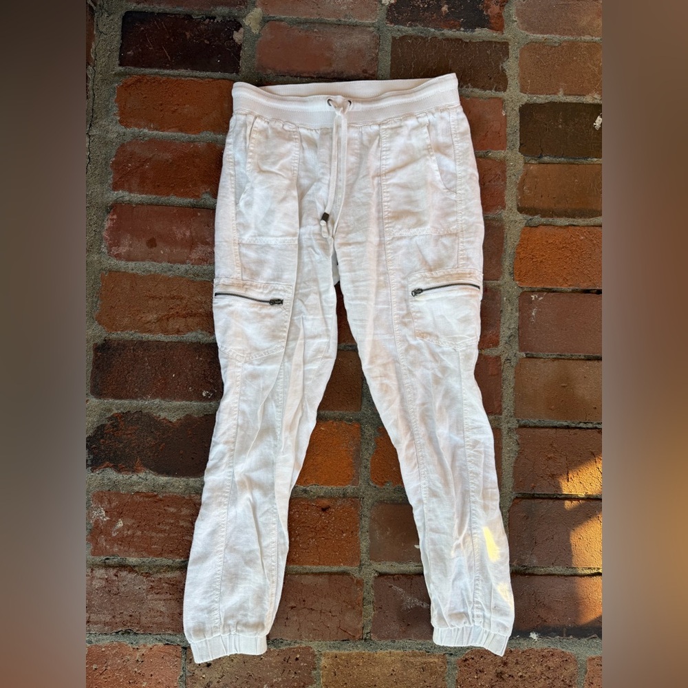 Athleta Cabo Linen Joggers
